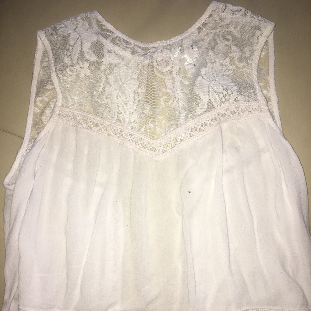 Sheer tank top